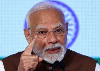 Students protest during PM's visit to Manipur