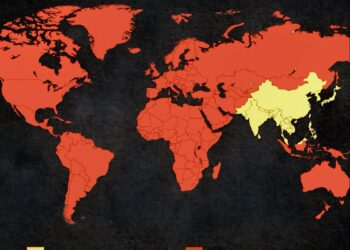 The World Population Divided in 2 Equal Parts