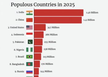 Top 10 Most Populous Countries in 2025