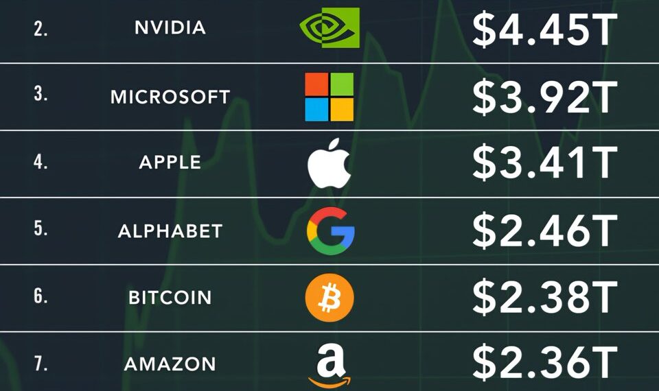 Top 10 Most Valuable Assets in the World by Market Cap