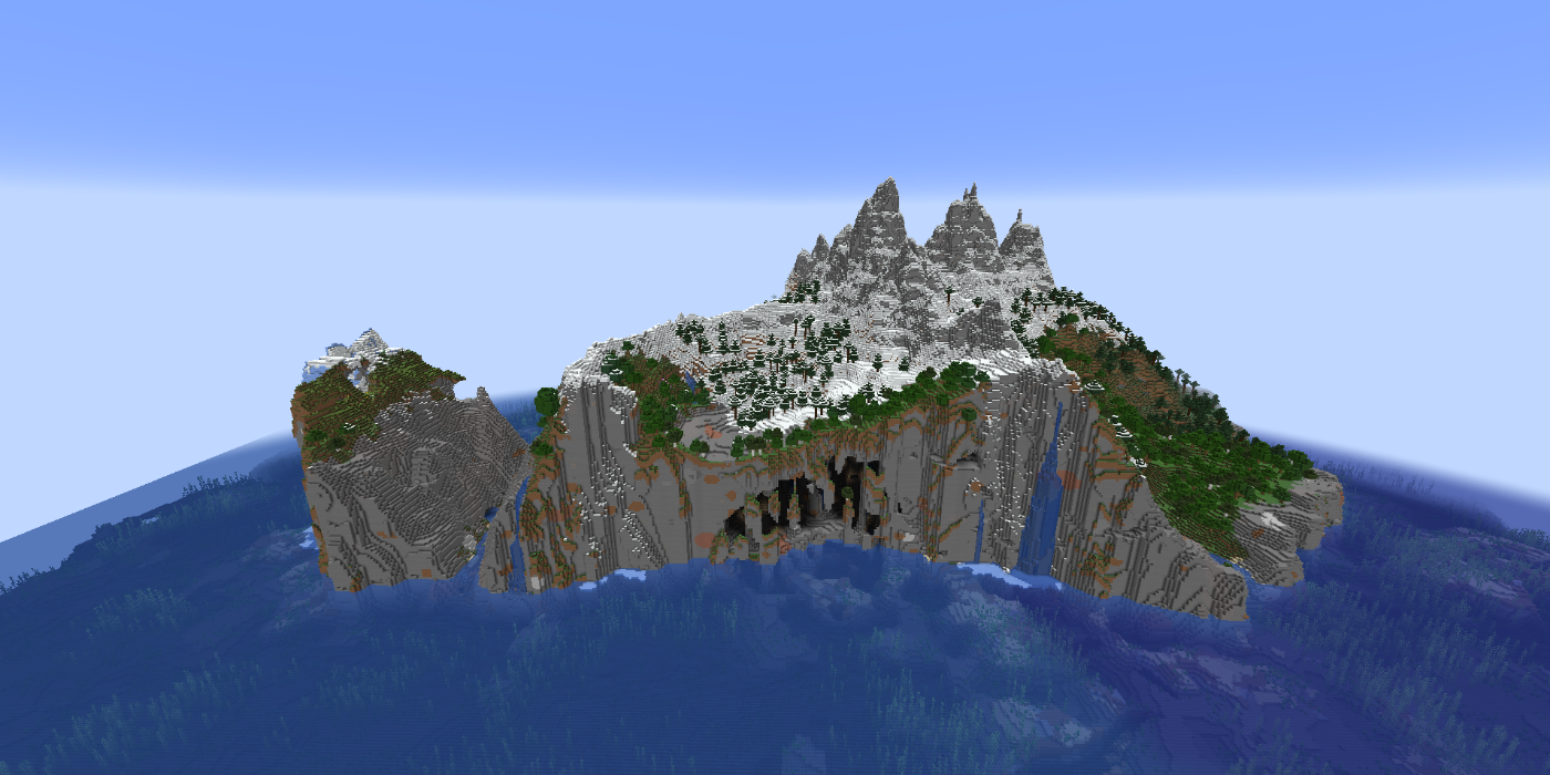 Snowy Mountain Island