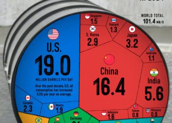 Top 25 Countries by Oil Consumption in 2024