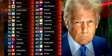 Top 50 Most Powerful Countries in the World 2025
