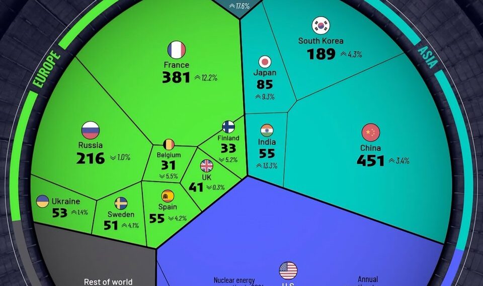 Nuclear Power Generation by Country