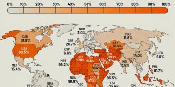 Male Circumcision Rates by Country