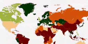 World Map of Passport Holders