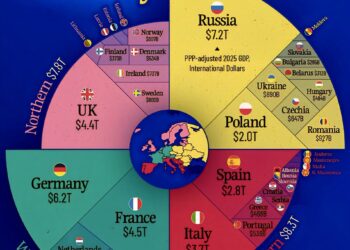 The GDP Map of Europe