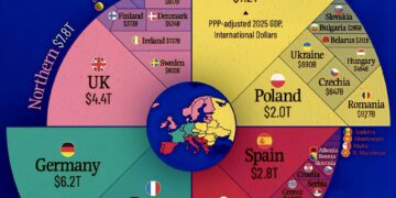 The GDP Map of Europe