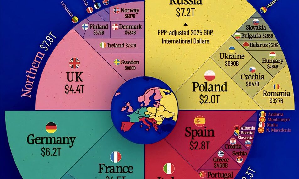 The GDP Map of Europe
