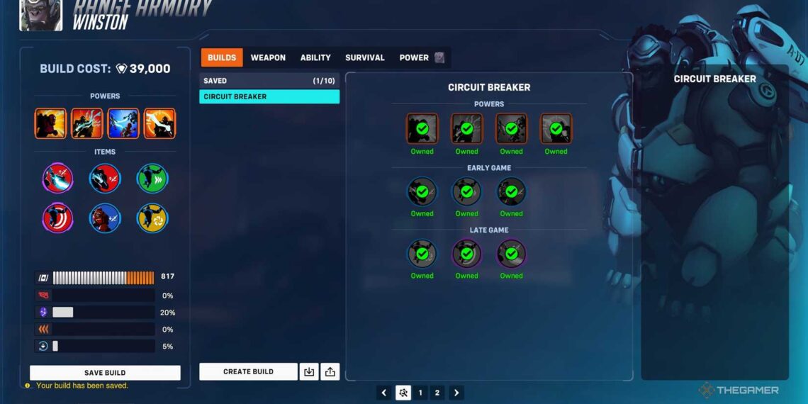 Top Stadium Builds for Winston in Overwatch 2: Completing and Solving