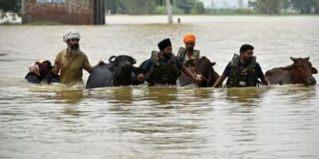 Villages Isolated Following Devastating Floods in India