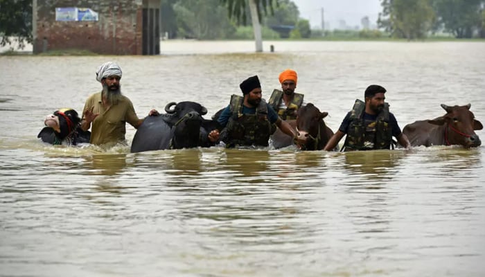 Villages Isolated Following Devastating Floods in India