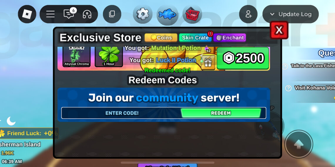 All Fish It Promo Codes (September 2025)