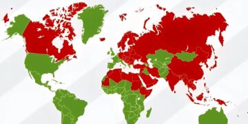 World Map of Shoes On vs Shoes Off in the House