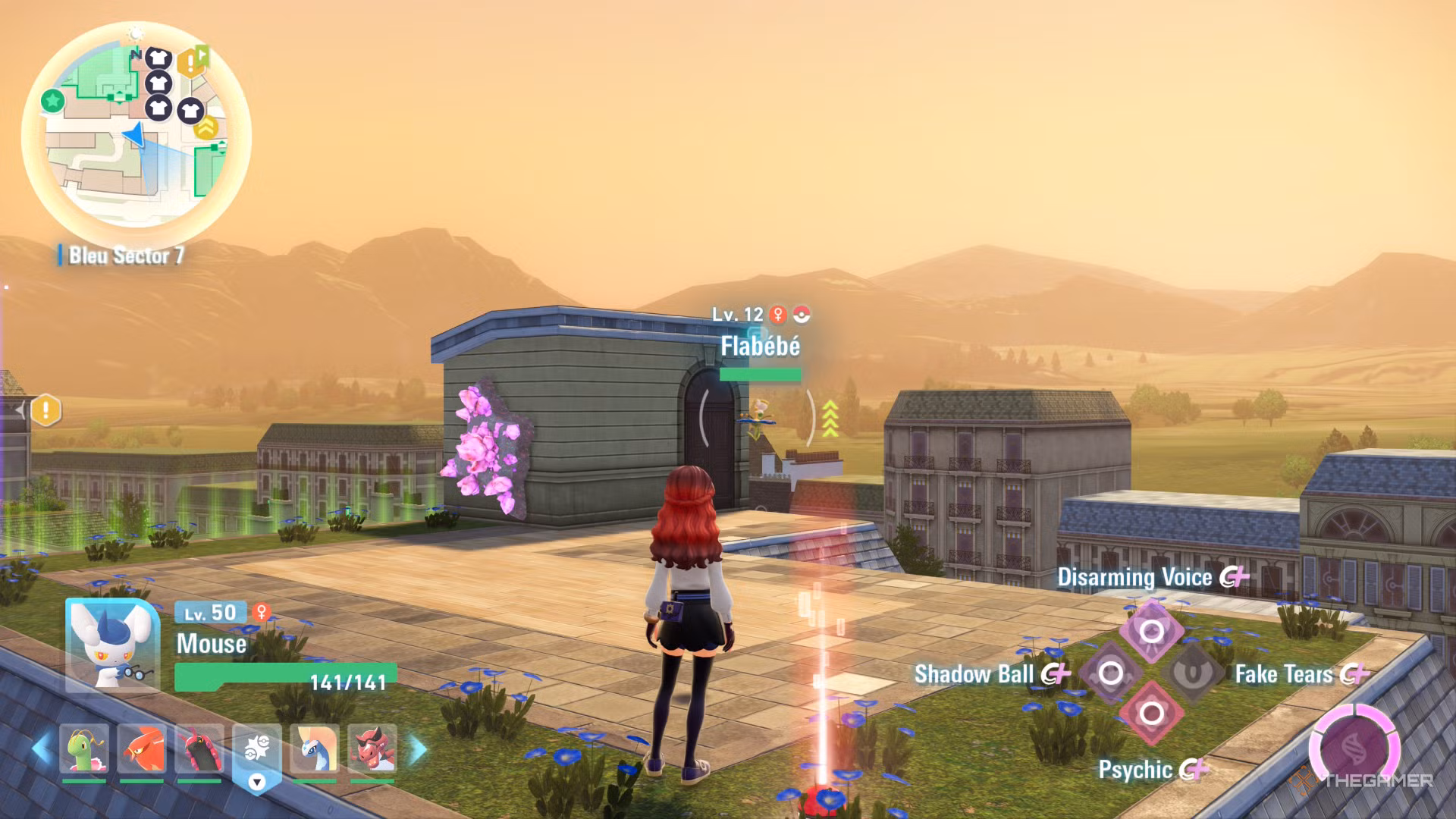 Blue Flabebe on Bleu Sector rooftop