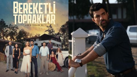 Engin Akyürek and Gülsim Ali Bereketli Topraklar premieres November 2
