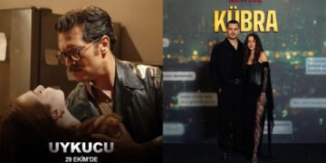 Aslıhan Malbora Supports Boyfriend Çağatay Ulusoy at Uykucu Premiere