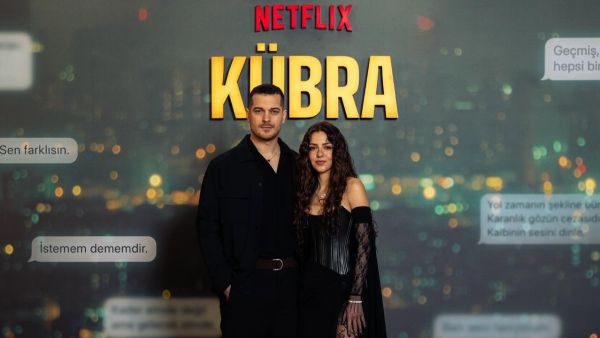 Çağatay Ulusoy Attends Aslıhan Malbora's New Play in Istanbul