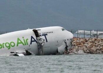 Cargo Planes Slides Off Runway in Hong Kong, 2 Staff Killed
