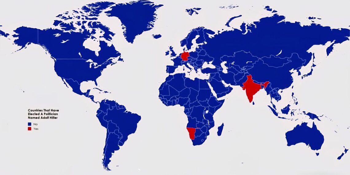 Countries That Have Elected A Politician Named Adolf Hitler