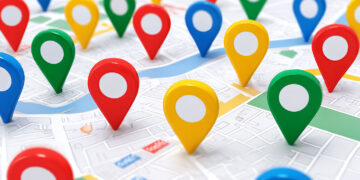 Google Experiments with Colored Map Pins in AI Mode