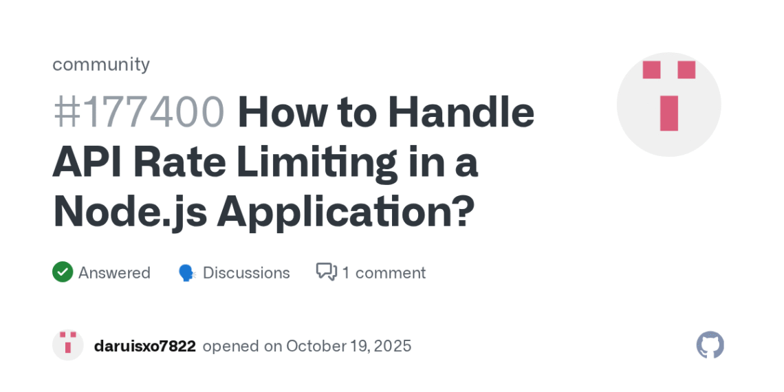 How To Build a Scalable Node.js/Express API for Multiple Clients on GitHub