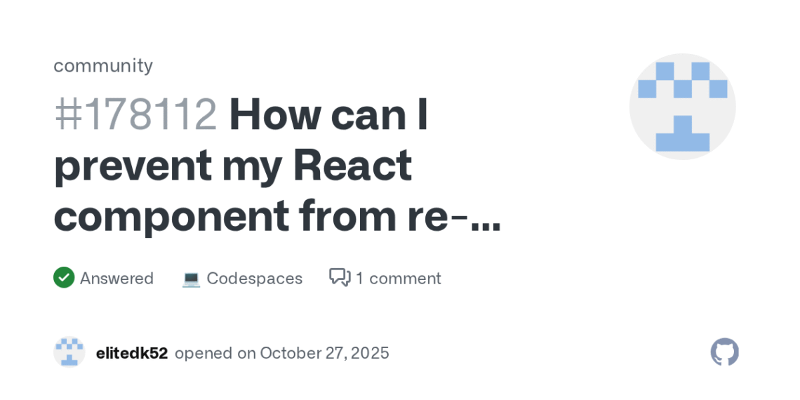 How To Improve React API Data Fetching and Avoid Re-Renders Using GitHub