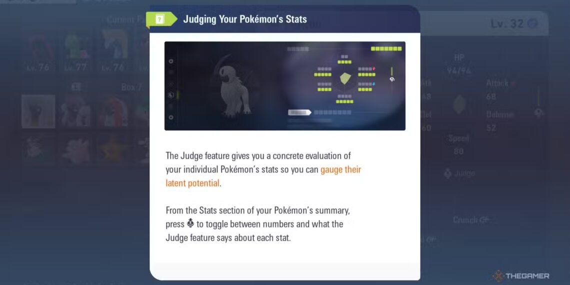 How to Check IVs in Pokémon Legends: Z-A While Solving for Completing