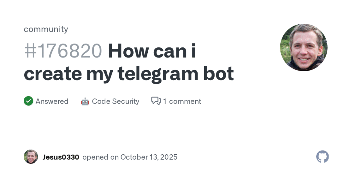 How to Create Your Own Chatbot with GitHub for Telegram