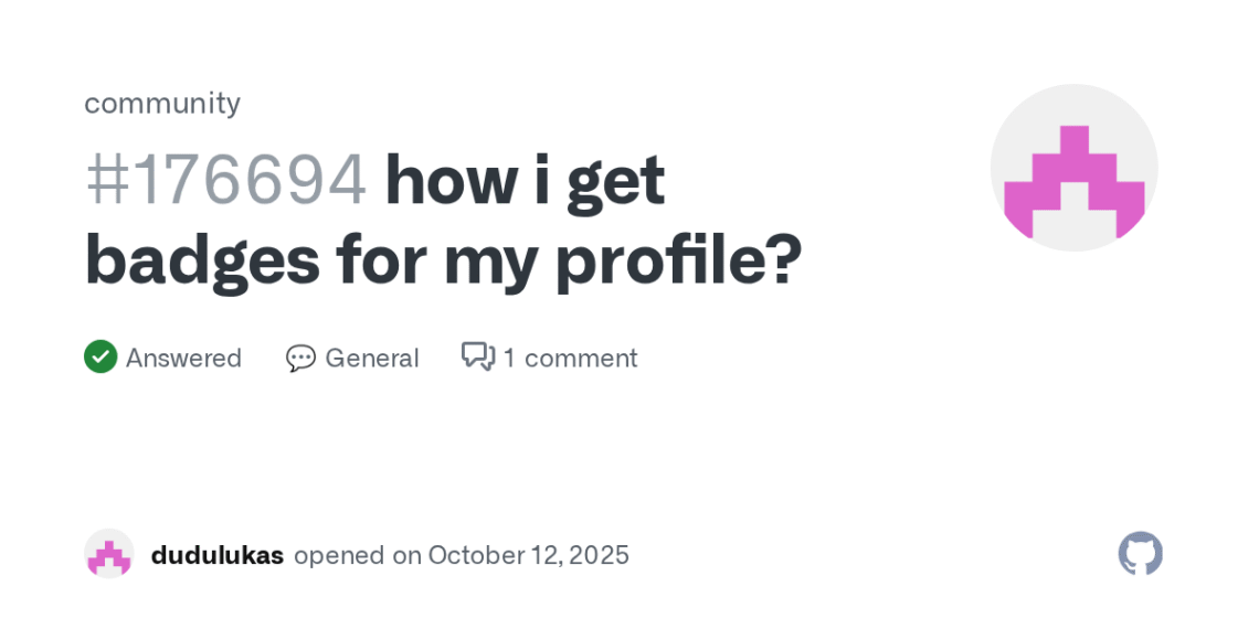 How to Earn and Add GitHub Badges to Your Profile
