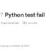 How to Fix Python Test Failures on GitHub