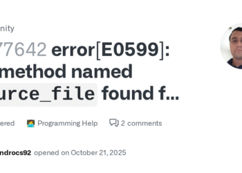How to Fix source_file Method Error in Rust GitHub Projects