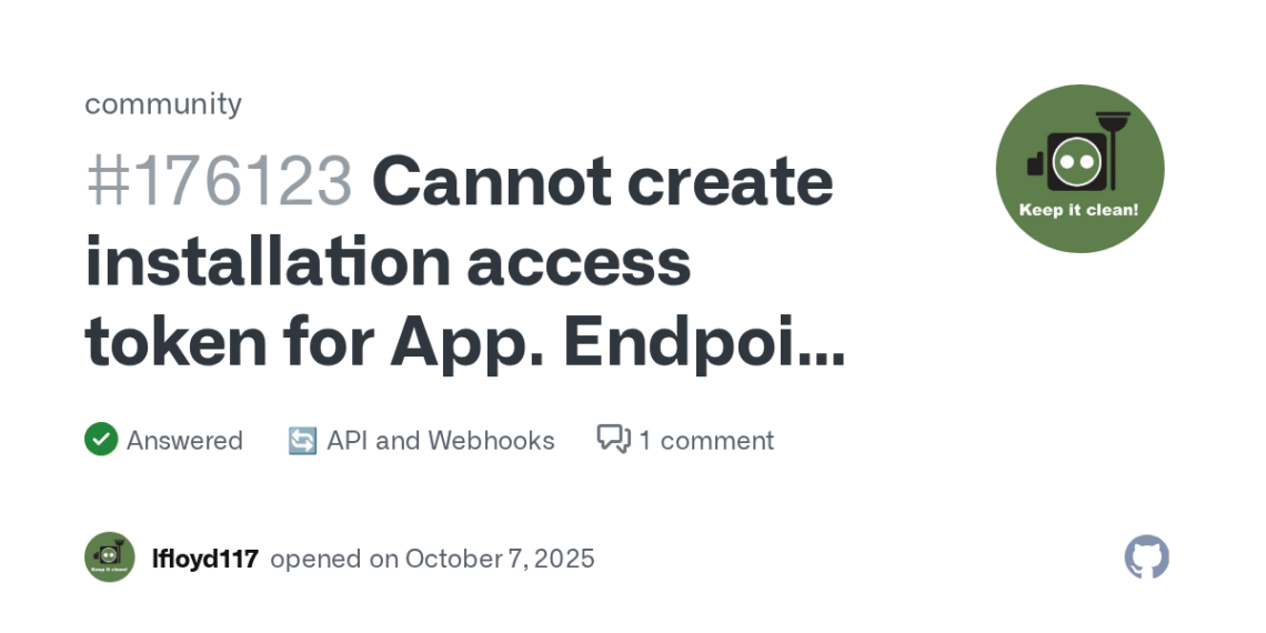 How to Generate a GitHub App Installation Token for Private Repo Access?