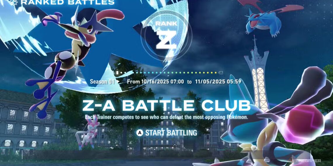 How to Get Greninjite Mega Stone by Completing Ranked Battles in Pokémon Legends: Z-A Season 1