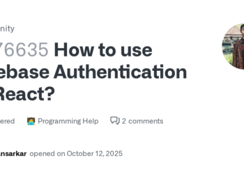 How to Implement Firebase Authentication in React Apps on GitHub
