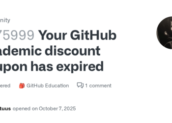 How to Renew Your GitHub Academic Discount Coupon