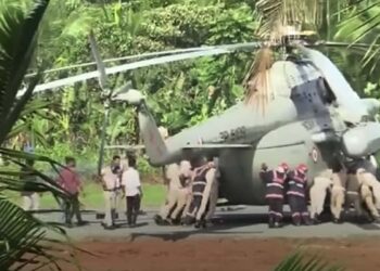Indian President's Helicopter Stranded at Kerala Helipad