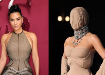 Kim Kardashian Recreates Kanye West’s Look at Academy Museum Gala