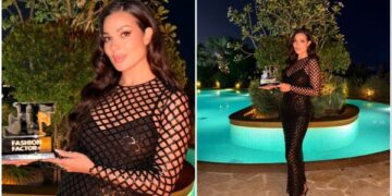 Nadine Njeim Returns to Modeling After 20 Years