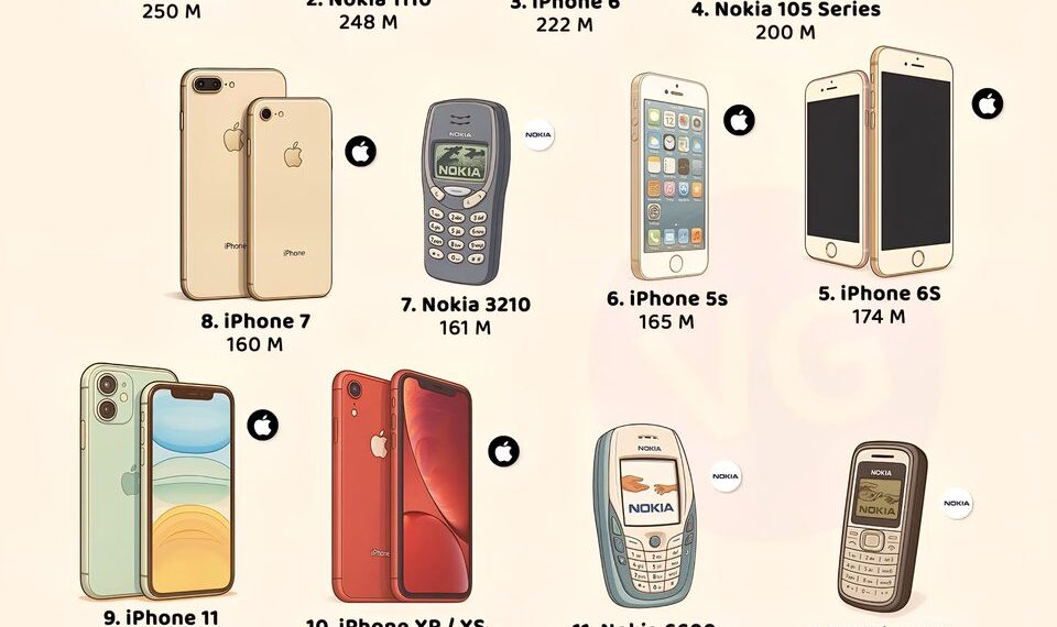 Best-Selling Mobile Phones of All Time