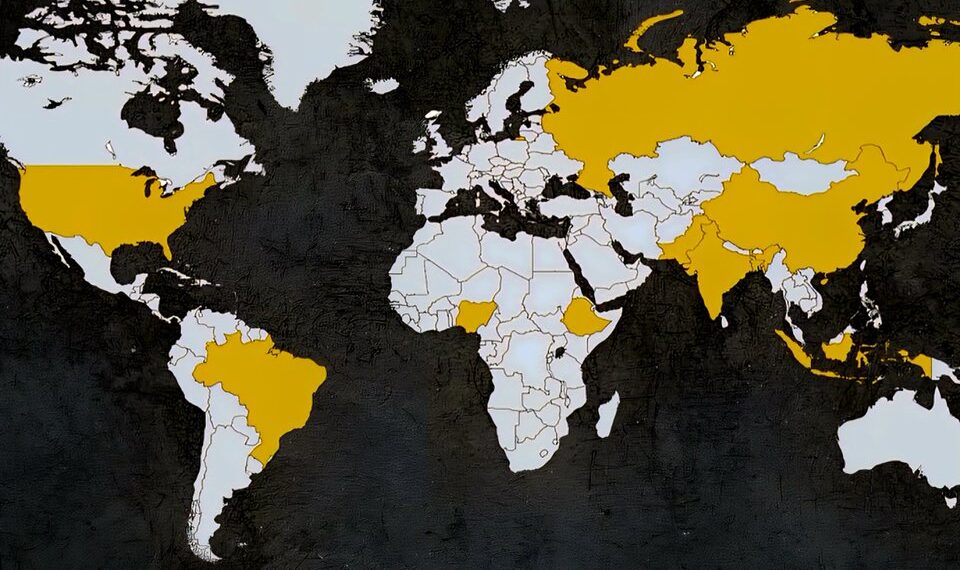10 Most Populous Countries 

Pc: 𝕏/xruiztru