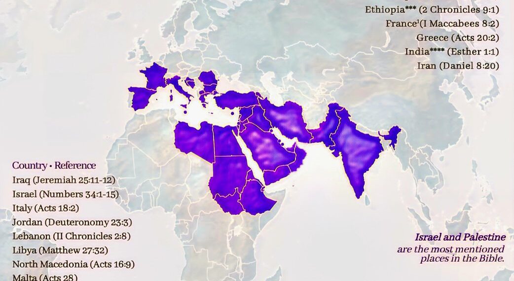 Countries Mentioned in the Bible