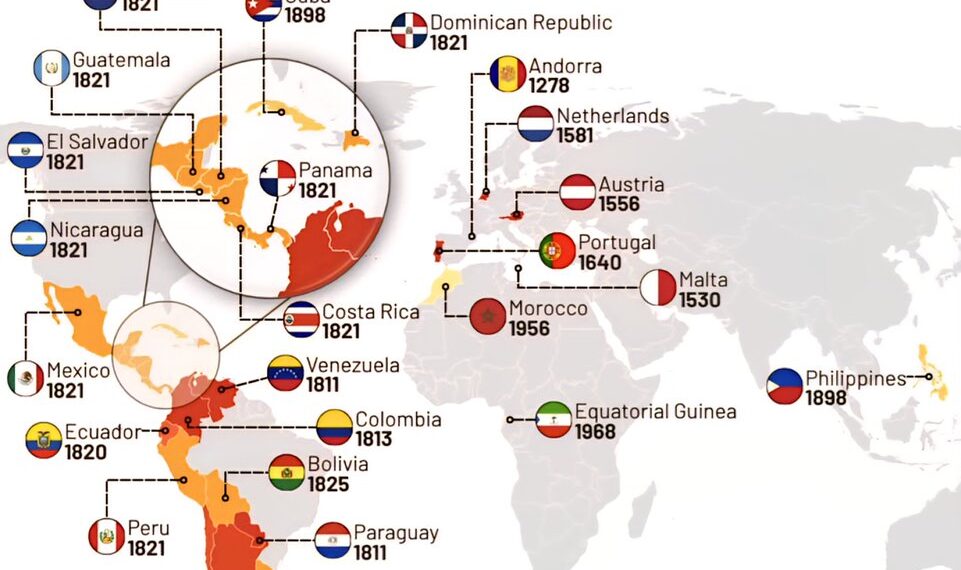 Countries That Gained Independence from Spain