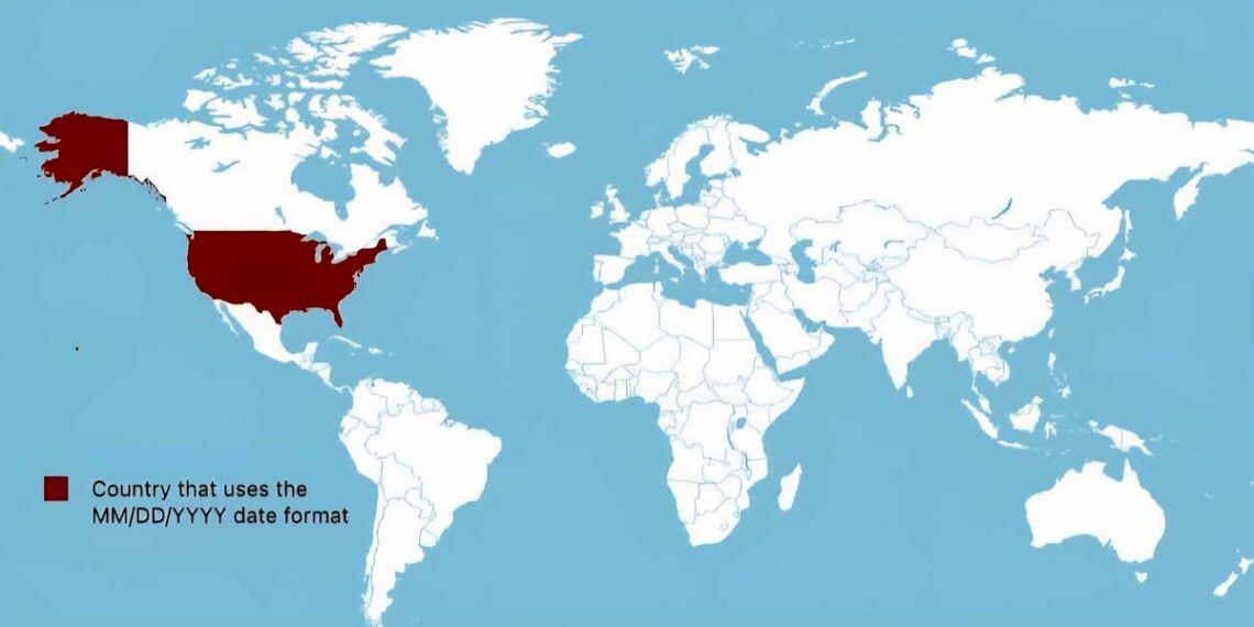 Country that Uses the MM/DD/YYYY Date Format