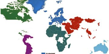The World Without Countries With Over 100M+ People