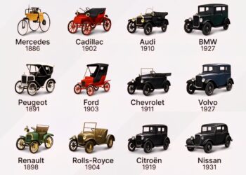 The First Cars of Iconic Brands