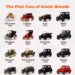 The First Cars of Iconic Brands