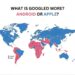 World Google Map of Apple vs Android Searches