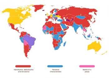 Most Common Surnames by Country