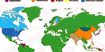 The Most Popular Sport by Every Country